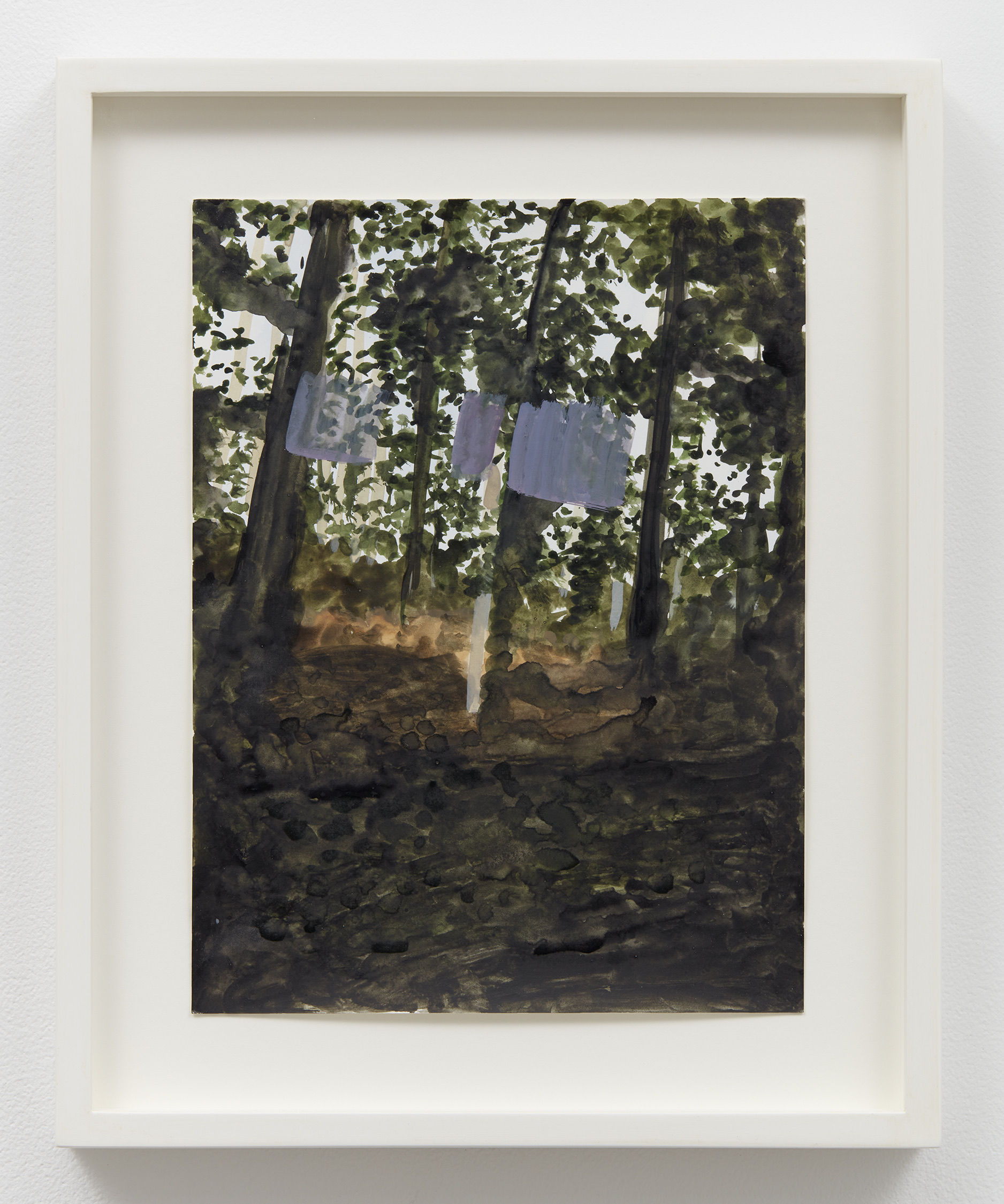 John Hodgkinson, <i>Untitled</i>, 2025. Watercolor on paper, 16 x 13 in (40.64 x 33.02 cm)